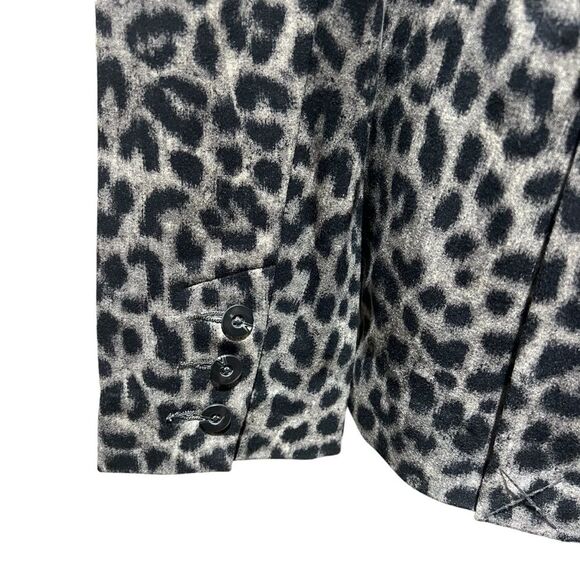 Cabi Jungle Jacket Leopard Print Lined Jacket Style 3373 Size 4 - Picture 7 of 10